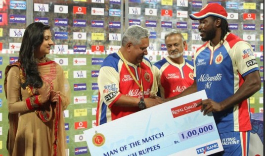 IPL में सबसे ज़्यादा प्लेयर ऑफ़ द मैच अवार्ड